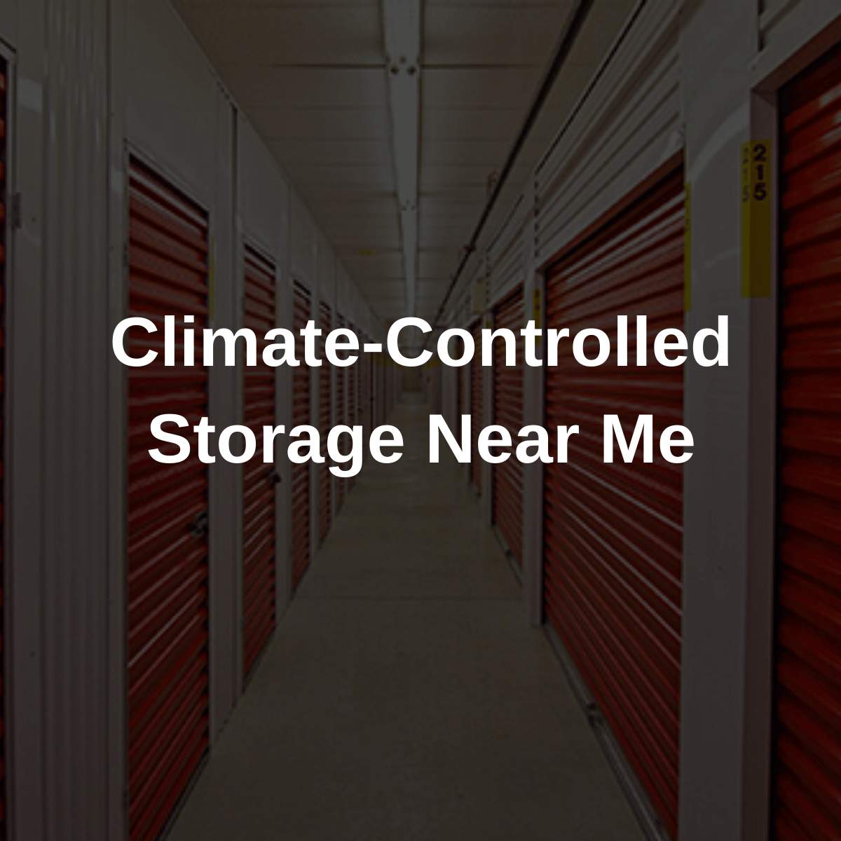 Climate-Controlled Storage Near Me - Redi Storage